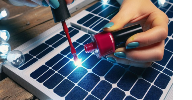 “Shine Bright Again: Fixing Solar Lights with Nail Polish”